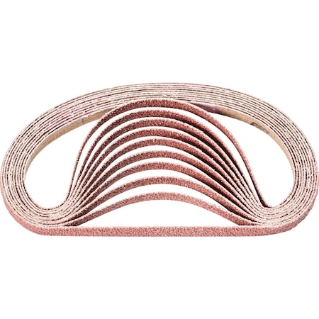 Pferd Coated Belt, Al/Oxd, 1/4"x12", 60 Grit, 1/4" W, 12" L, Coated, Aluminum Oxide, 60 Grit 48963